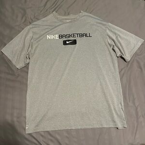 Grey Nike basketball tee